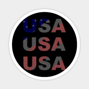 Stars and Stripes, USA Flag, Patriotic, Patriot, Proudly American Magnet